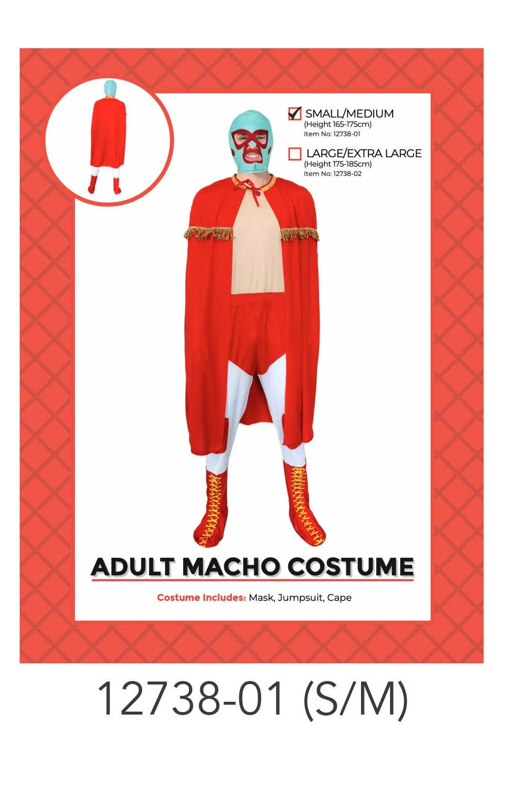 Adult Macho Costume S/M image 0