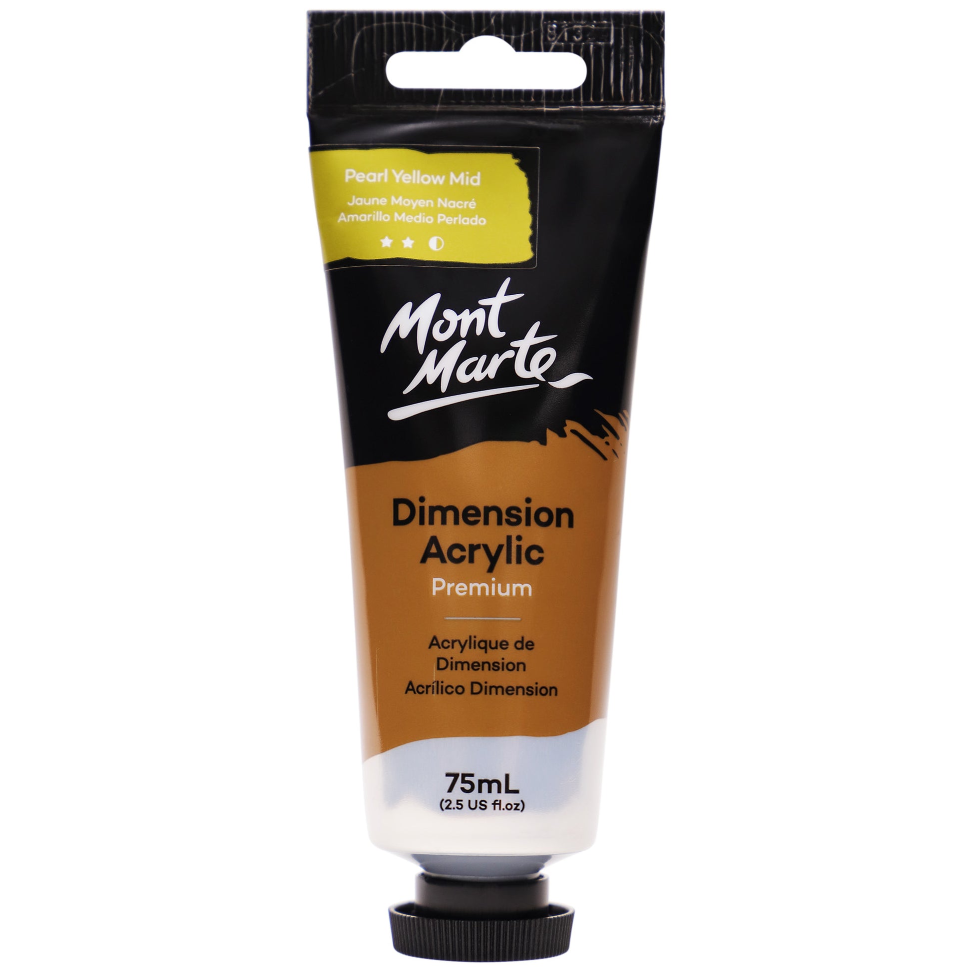 Dimension Acrylic 75mls - Pearl Yellow Mid image 0