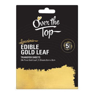 Over the Top Gold Leaf 24K Transfer (5 PIECE) image 0