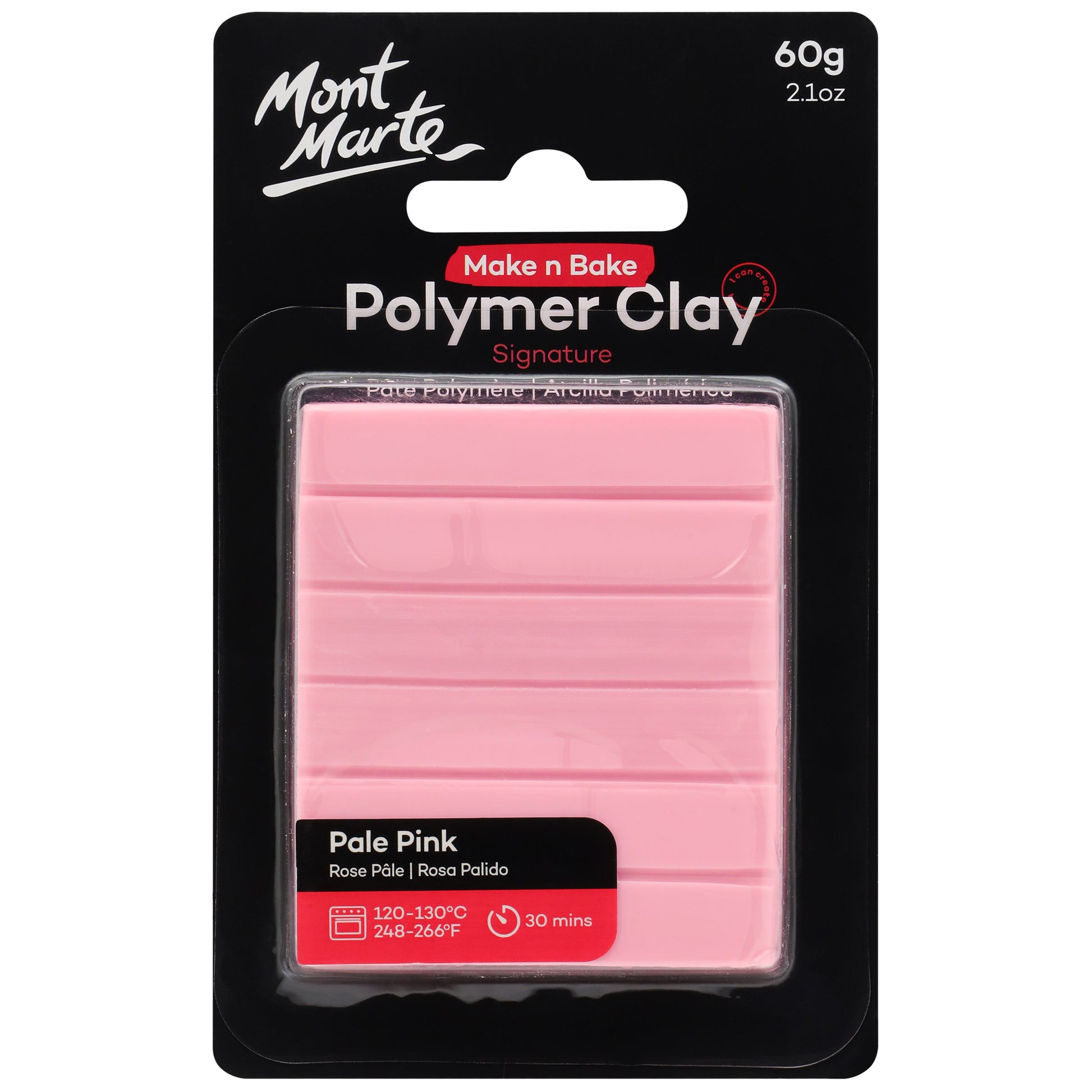 Make n Bake Polymer Clay 60g - Pale Pink image 0