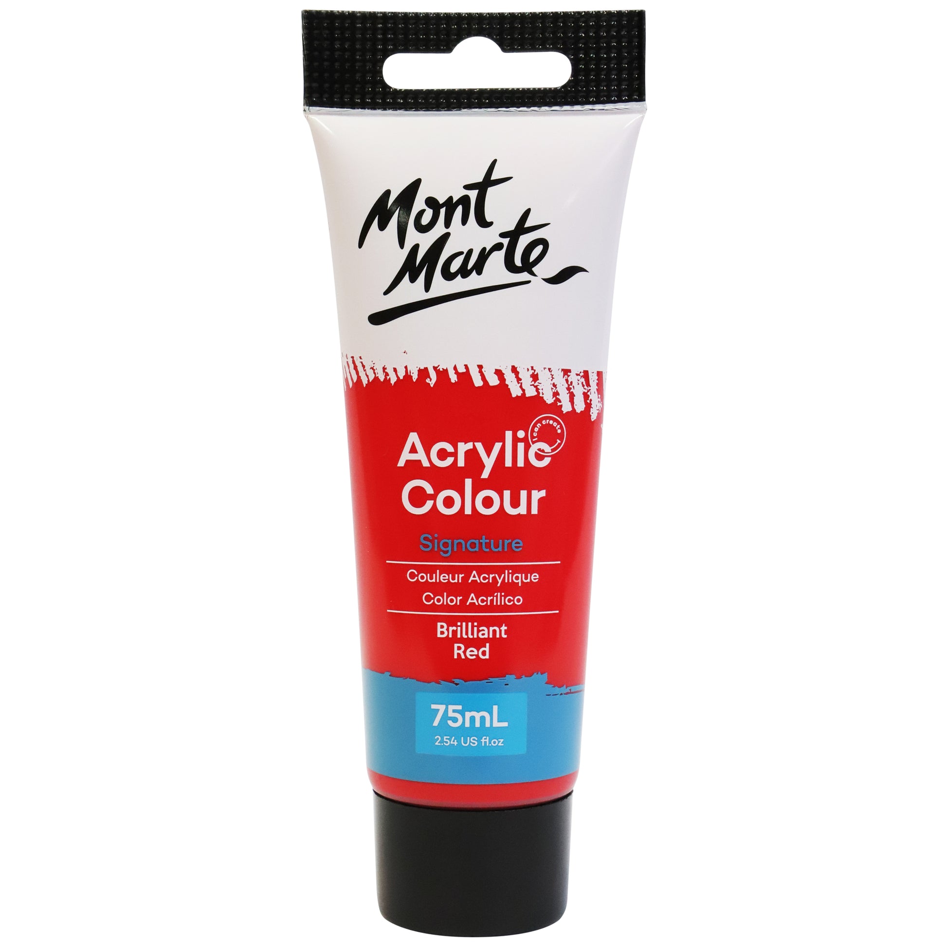 Acrylic Colour Paint 75ml - Brilliant Red image 0