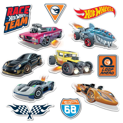 12 Hot Wheels Cutout Decorations image 0
