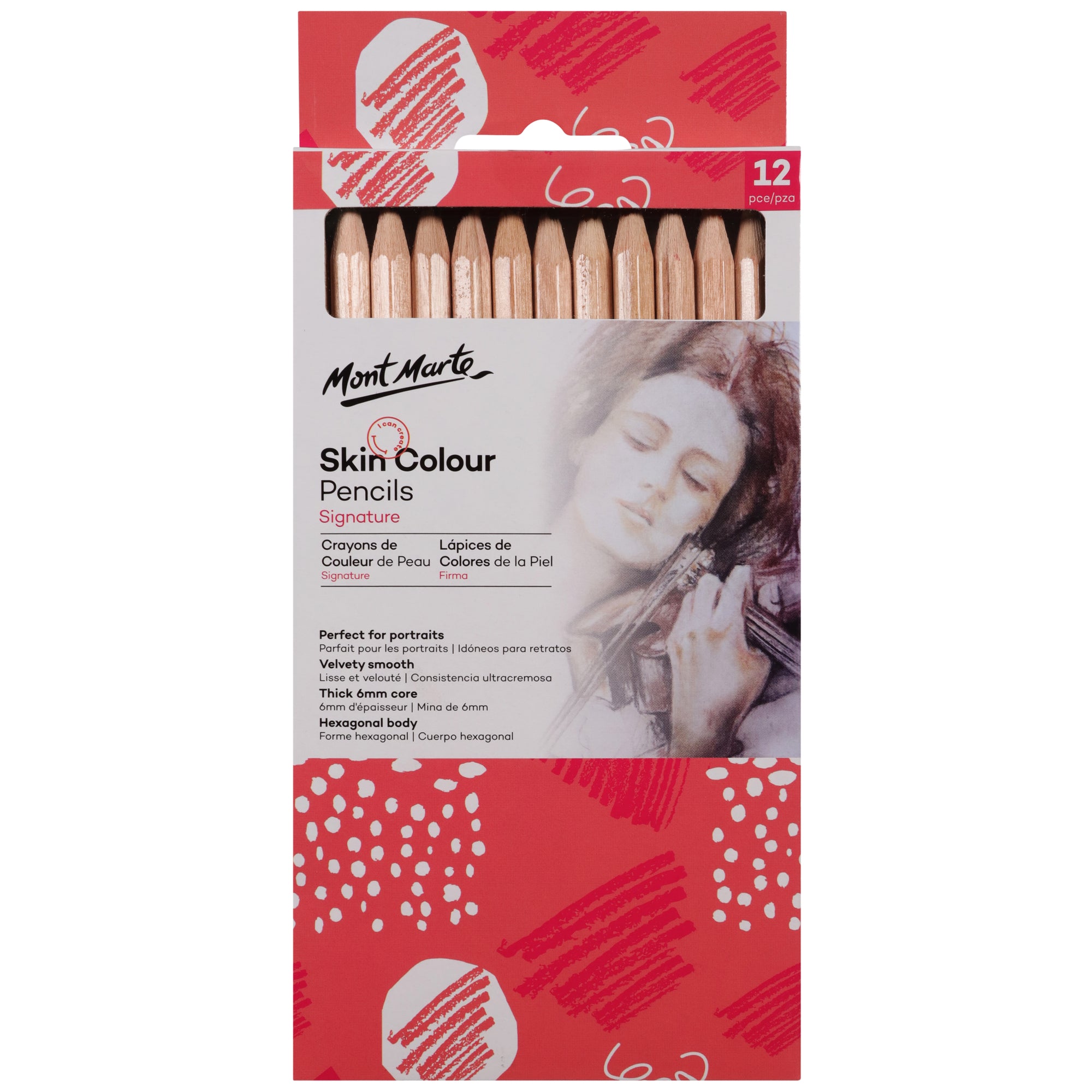 Skin Colour Pencils 12pc image 0