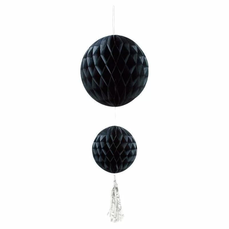 Honeycomb W'Tassel-Black