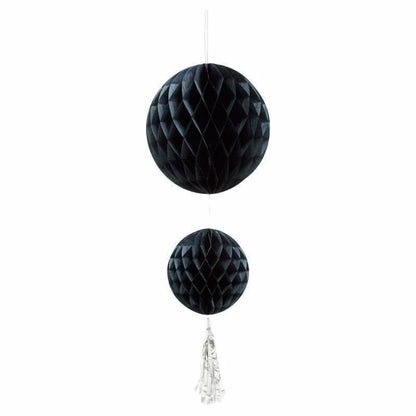 Honeycomb W'Tassel-Black