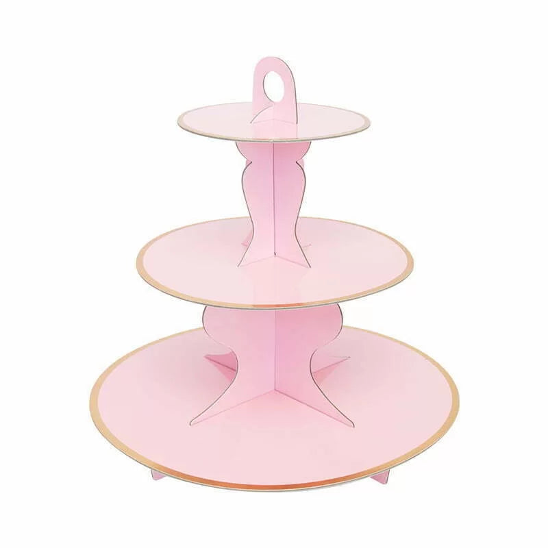 Solid Cake Stand Pink 40cm