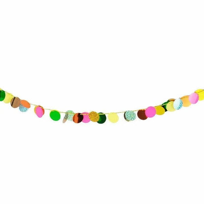 Round Circle Summer Garland 2M