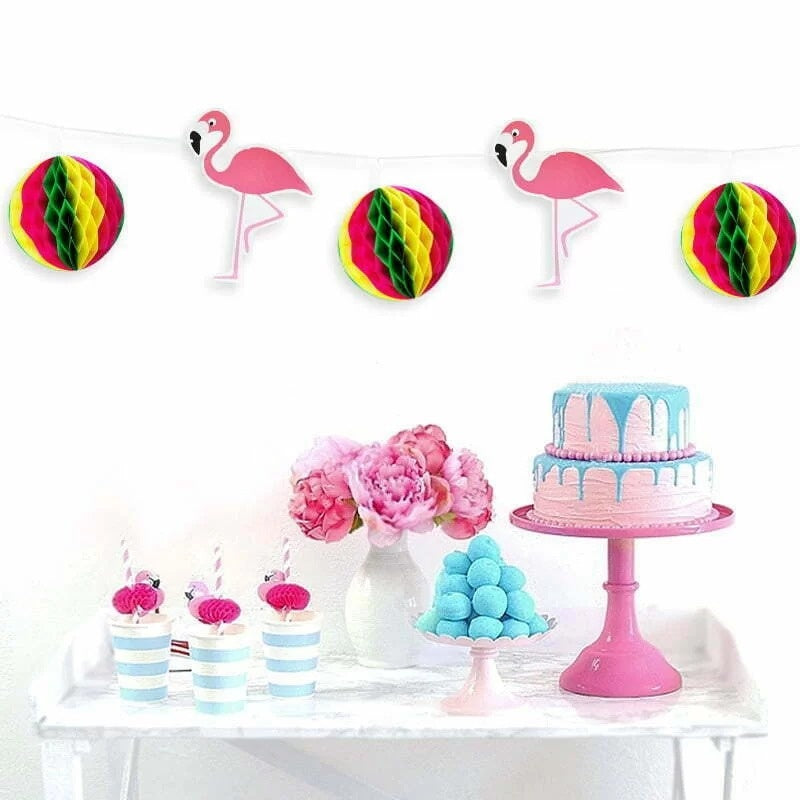 Flamingo Honeycomb Garland