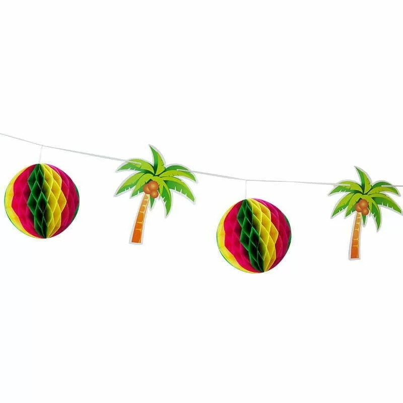 Coconut Tree Honeycomb Garland