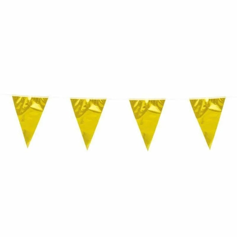Gold Foil Bunting 6M