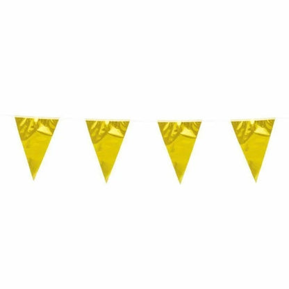 Gold Foil Bunting 6M
