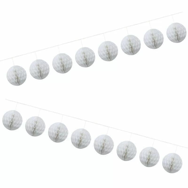 4M Honeycomb Garland-White