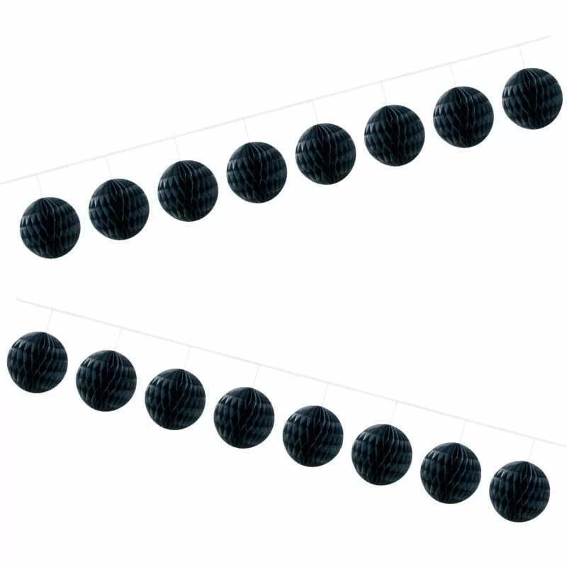 4M Honeycomb Garland-Black