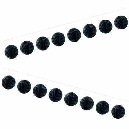 4M Honeycomb Garland-Black