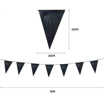 Black Pennant Bunting 10M