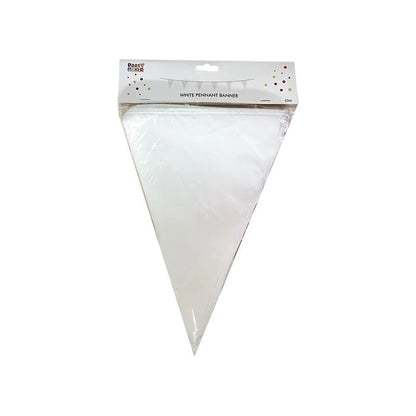 White Pennant Bunting 10M
