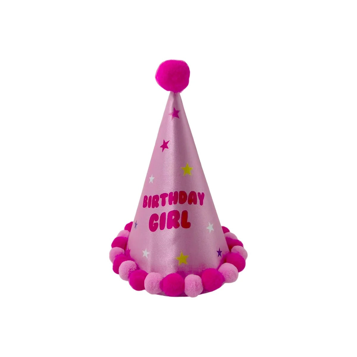 Pom Pom Hat Birthday Girl