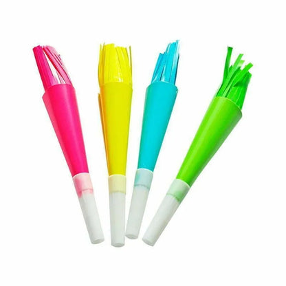 Tassel Horn Party Blowouts 4pk