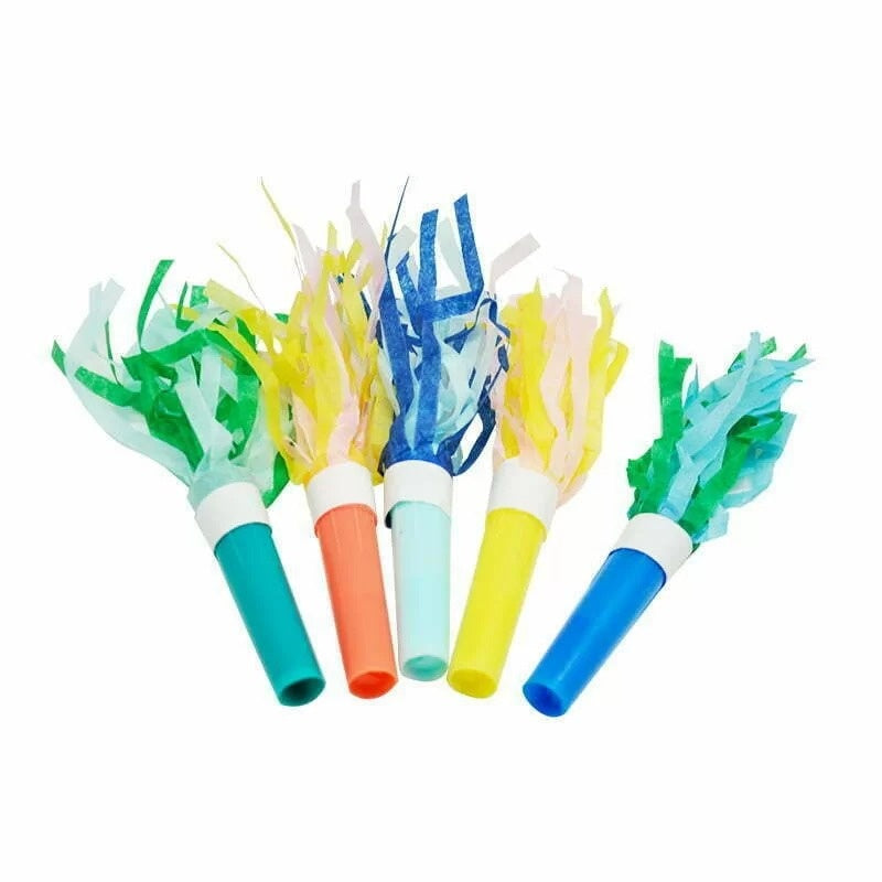 Coloured Paper Tassel Blowouts 6pk