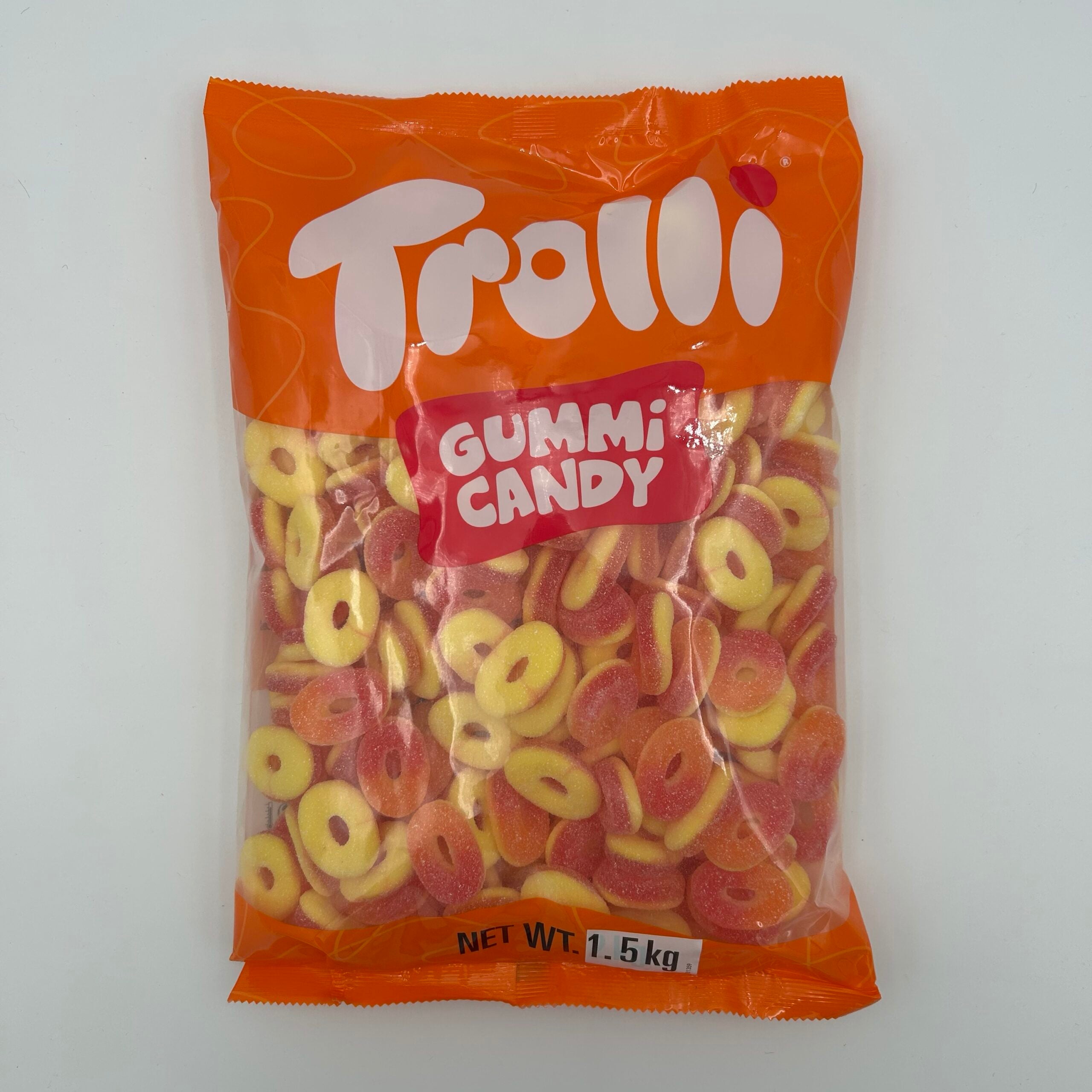 Trolli Sour Peach Rings 1.5kg image 0