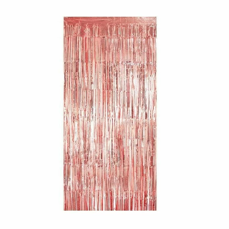 Rose Gold Fringe Door Curtain 1M X 2M
