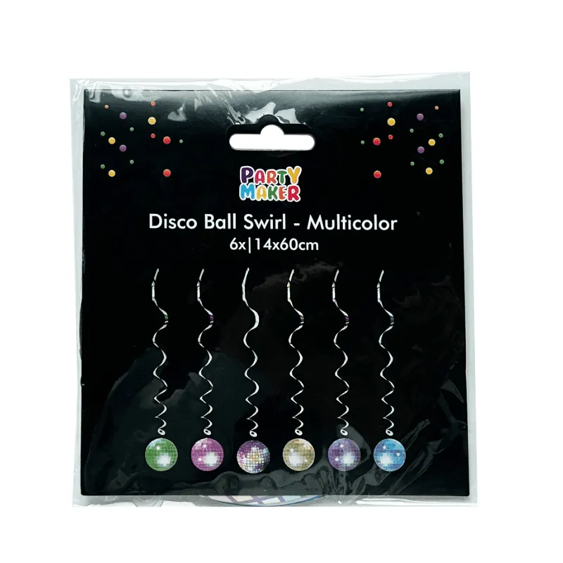 Disco Ball Swirl Multicolor
