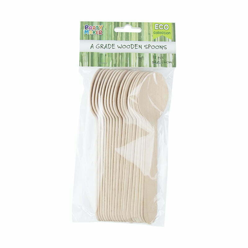 Wooden Spoons 18pk image 0
