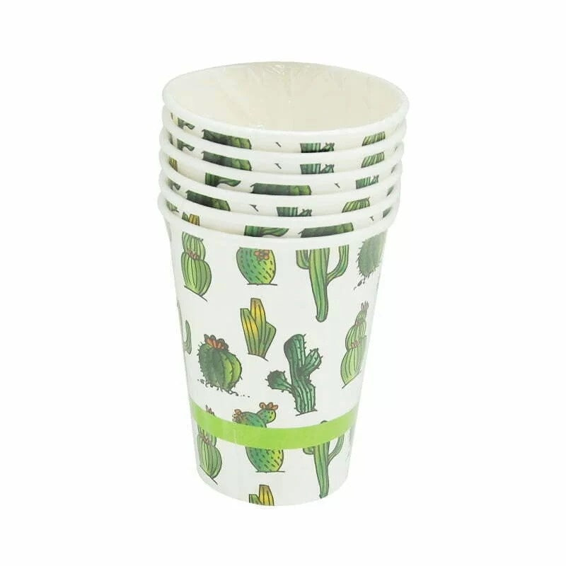 Cactus 6 Paper Cups