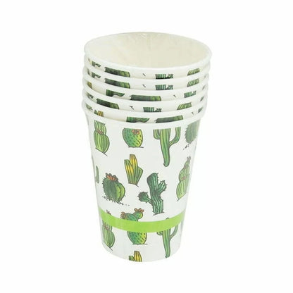 Cactus 6 Paper Cups