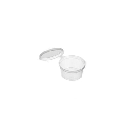 28cc Round Hinged Lid Container image 0