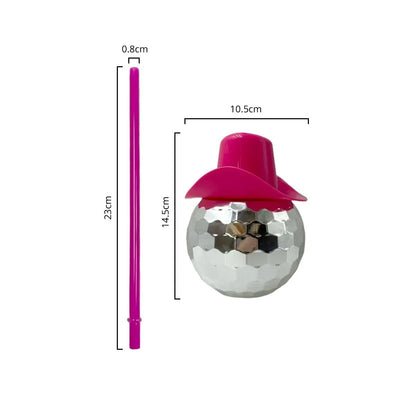 Disco Ball Cup With Hat