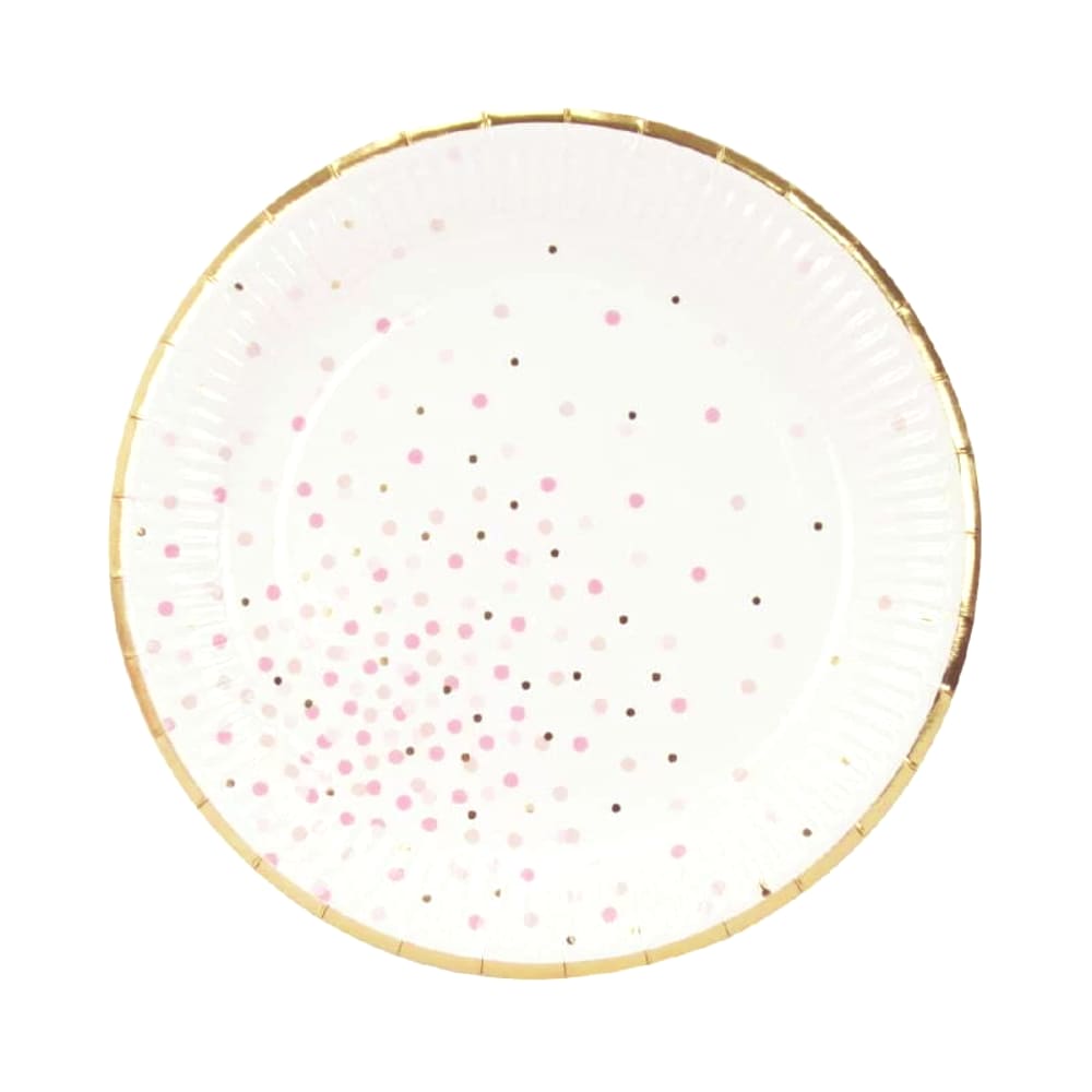 Baby Pink 8pk Plates