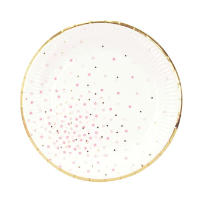 Baby Pink 8pk Plates