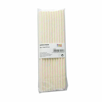 Iridescent 20pk Paper Straws