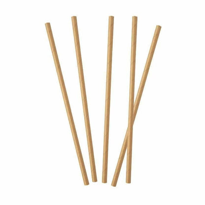Kraft Paper Straws 20Pk