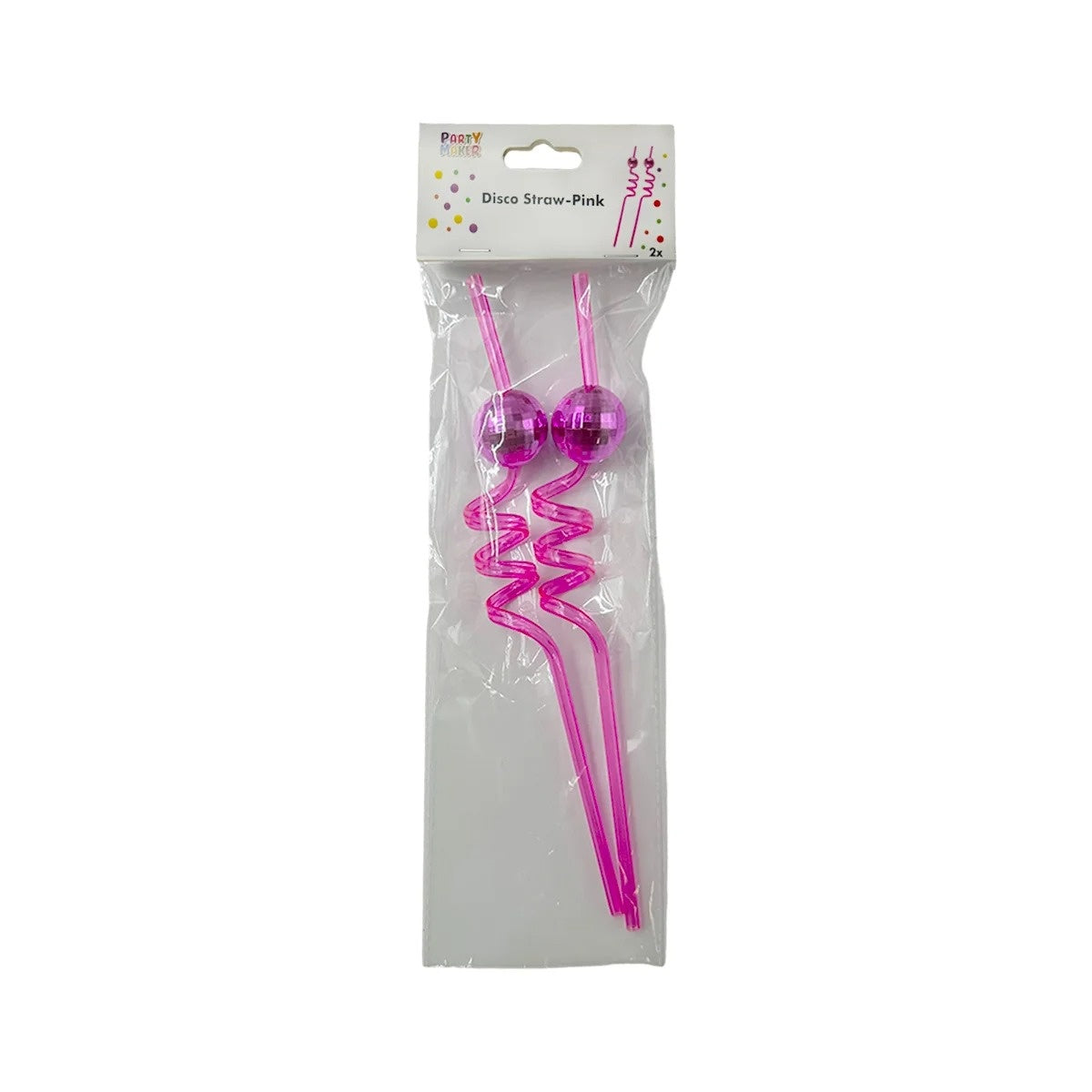 Disco Straw Pink