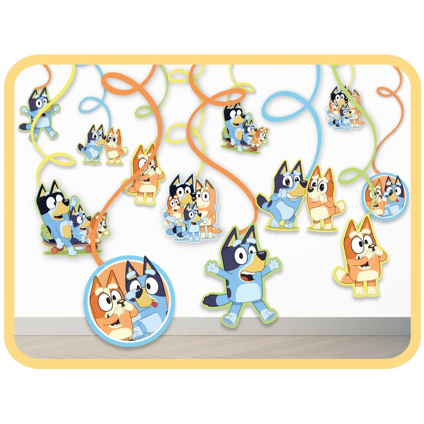 Bluey Hanging Spiral Decorations image 0