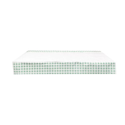 Green Gingham 1.8x1.3m Paper Table Cover