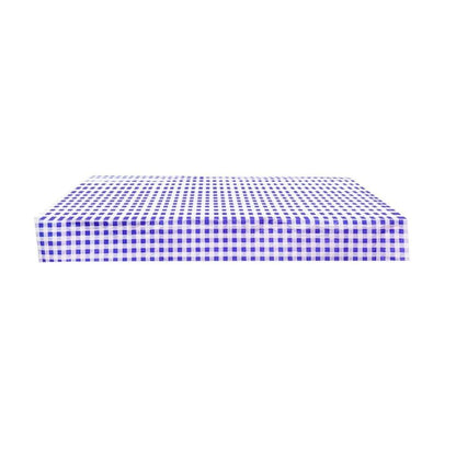 Blue Gingham Paper 1.8x1.2m Table Cover