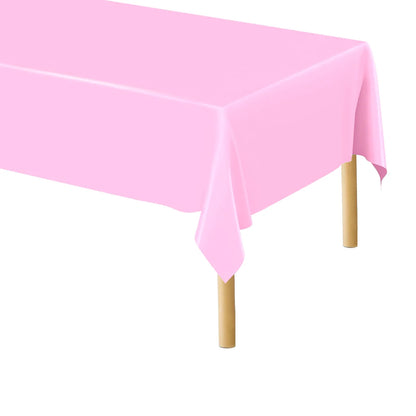 Cut-To-Size Plastic Table cloth - Baby Pink