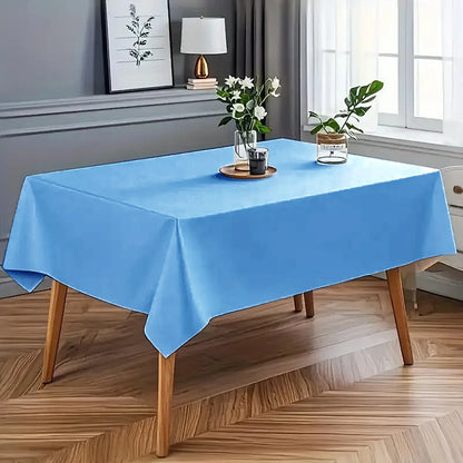 Cut-To-Size Plastic Table cloth - Blue