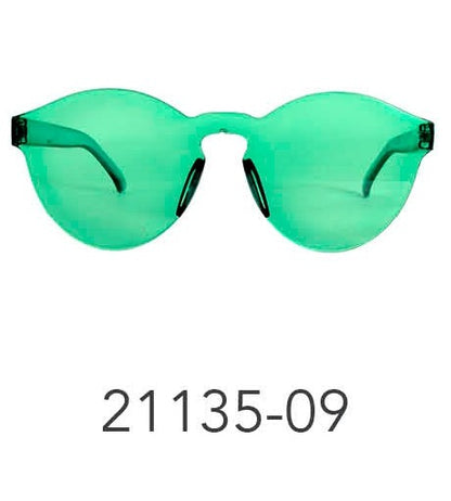 Party Glasses Perspex Wayfarer Green image 0