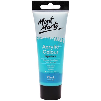 Acrylic Colour Paint 75ml - Turquoise image 0