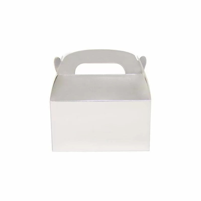 Treat Box 6pk 15 X 9cm - Silver