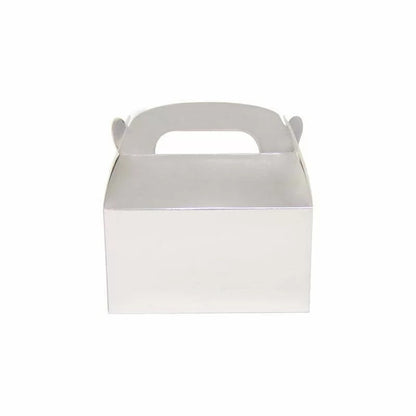 Treat Box 6pk 15 X 9cm - Silver