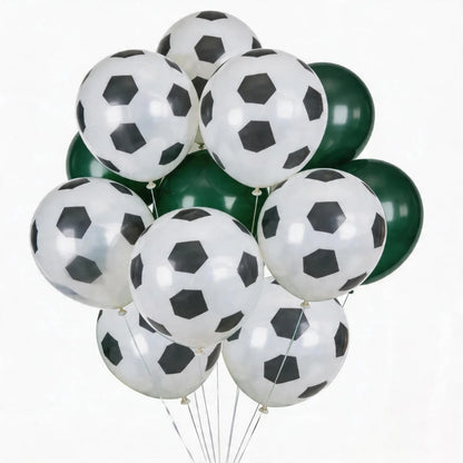 Soccer 30cm Latex Balloons 12pk