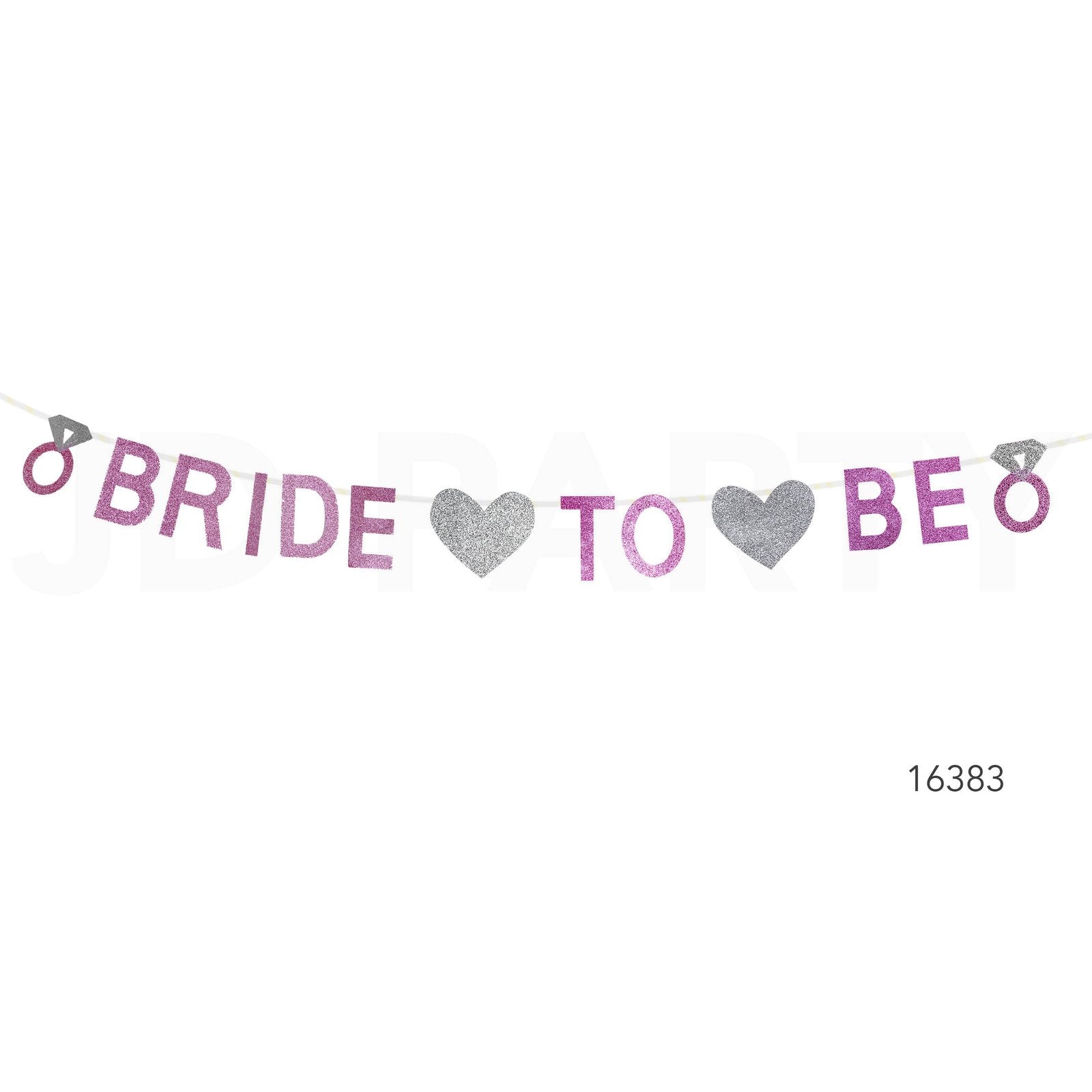 Bride to be Bunting Pink image 0