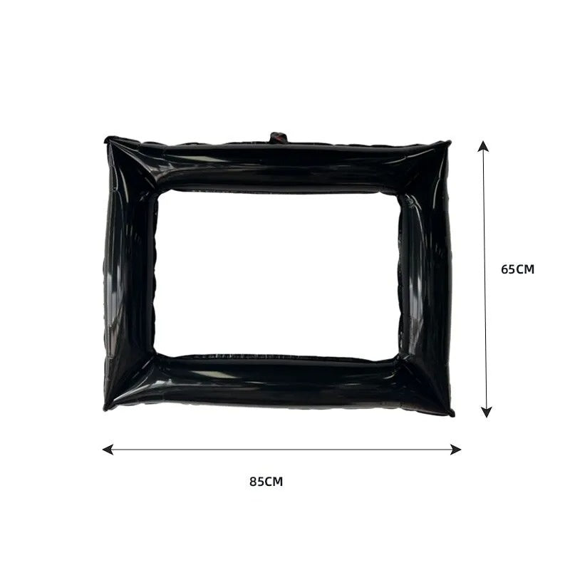 Photo Frame Foil Balloon - Black
