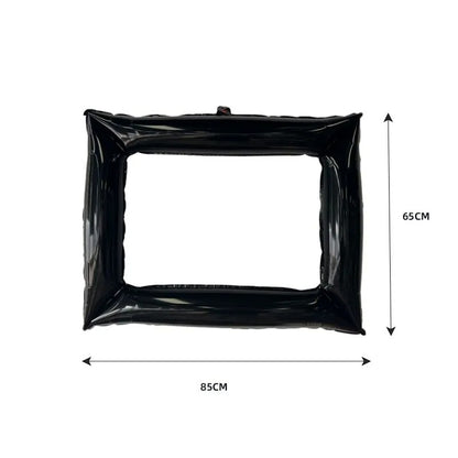 Photo Frame Foil Balloon - Black
