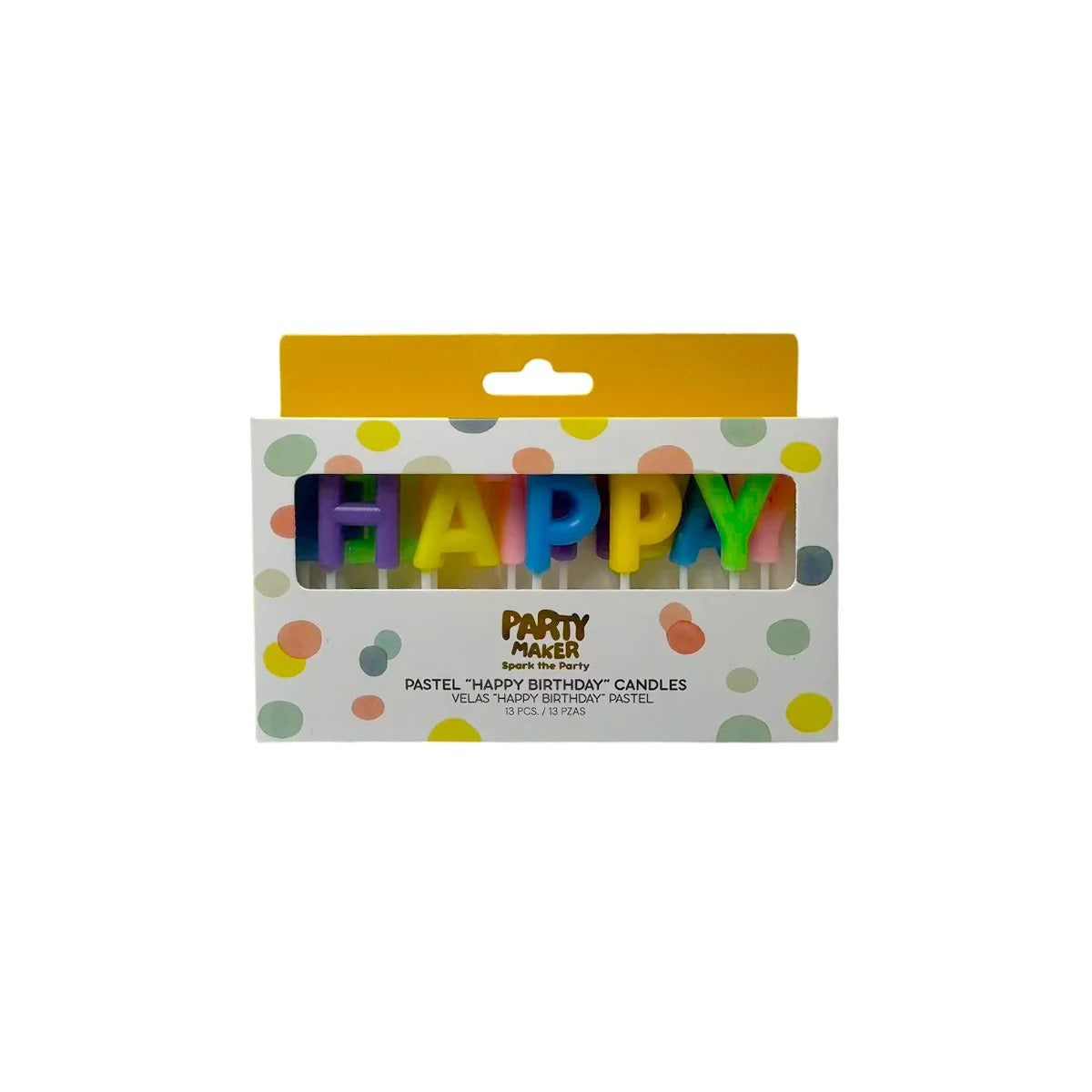 Pastel HAPPY BIRTHDAY Candles